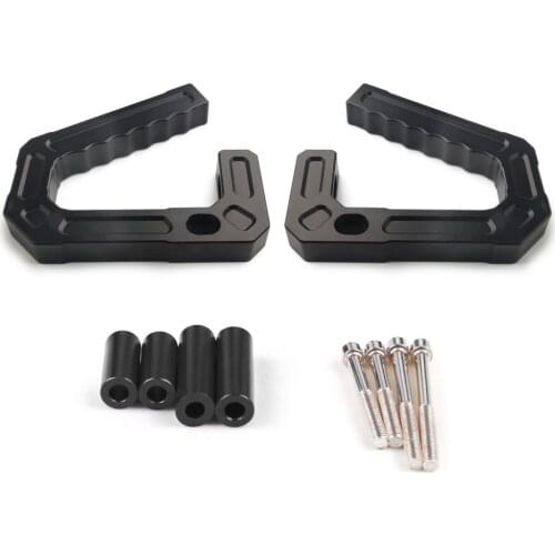 Aluminum Front Grab Handles Grip Bar For Jeep JK Wrangler 2007-2018 Sport Sahara Rubicon 2/4 Door (1Pair)