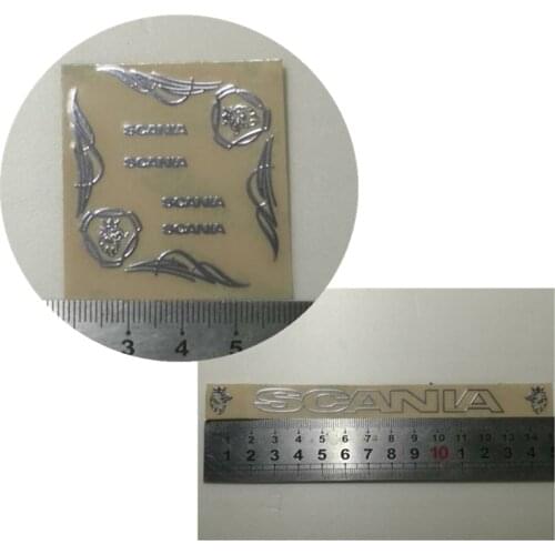 Rc Car Toys Window Stickers Set For 1/14 Scale Tamiya Tractor Truck SCANIA R620 56323 R470 R730 DIY Part