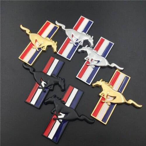 Car Sticker For Mustang Focus 2 Fiesta Ranger Mondeo Kuga Fusion Explorer Auto Metal Body Rear Trunk Emblem Badge Accessories