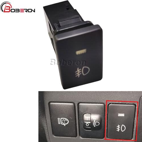 Blue Green Orange Light Car Front Fog Light Switch Button With Connection Wire For Toyota Corolla 2007-2018