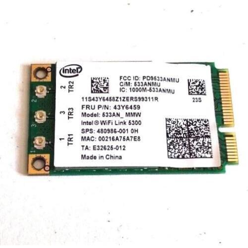 Wireless Adapter Card for Intel WiFi 5300AGN 533AN_HMW 5300 Dual band 450Mbps Mini full PCI-E N Wlan for HP 8530p 480986-001