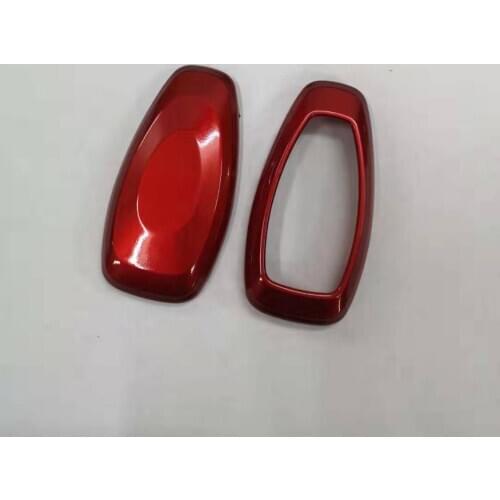 Gloss Metallic Red Color Keyless Remote Protection Case For Ford Focus Kuga C-Max Mondeo Fiesta