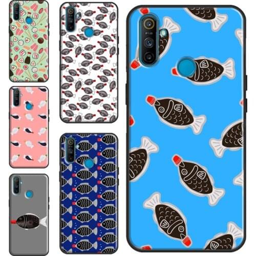 Sushi Soy Fish Case For OPPO Realme GT Neo Q3 6 7 8 Pro C3 C11 C15 C21 OnePlus 9 Pro 8 Pro 9R 7T 8T Cover