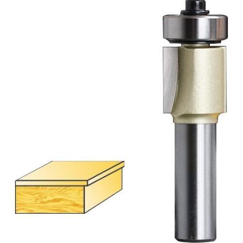 Woodworking Tool Sheet Straight Bit With Bearing Router Bit - 1/4*1/2 - 1/4" Shank - Arden A0203014