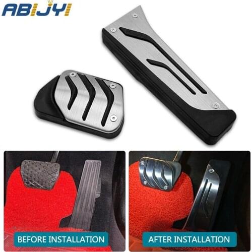 For BMW Non-Drilling Brake Accelerator Pedal Plate Pad For F30 F10 F20 E34 E39 E90 E60 E63 F12 E84 F25 1 3 5 6 X1 X3 X5 Series