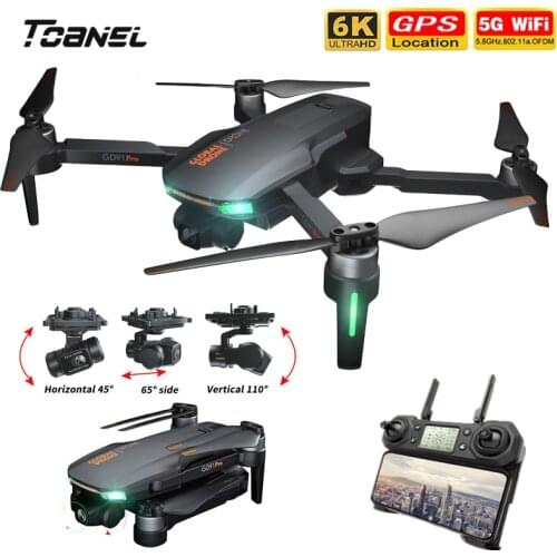 GD91 Pro Drone 4K/6K Hd Camera 5G Wifi Gps 3-Axis Gimbal Profesional Dron Rc helicopter 50X 1.2Km Quadcopter VS F11 PRO Drones