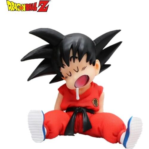 Dragon Ball Z PVC Action Figures Toy Son Goku Sleeping 100mm Dragon Ball Super Goku Children Figurine Toys