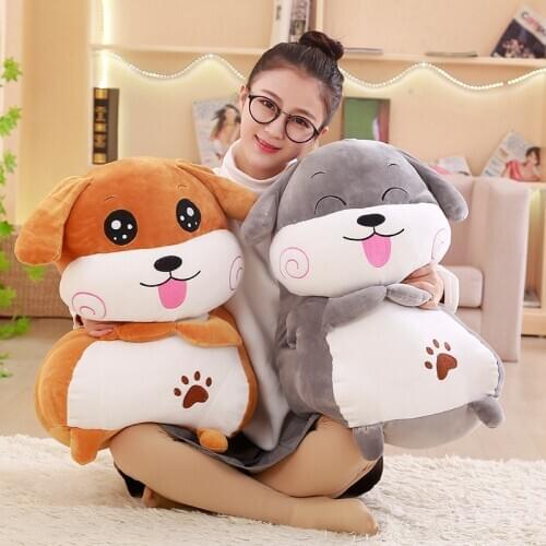 Hot 2020 New Dog Cute Kawaii Animal Doll Soft Plush Toy Quality Baby Sleeping Birthday Gift Girl Child Decoration Appease Doll
