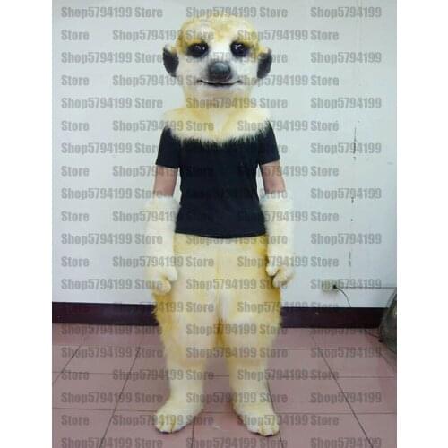 Best Quality Fursuit Gold Dog Fox Wolf Costume Fursuit Cosplay Animal Party Fancy Dress Carnival Birthday Gift