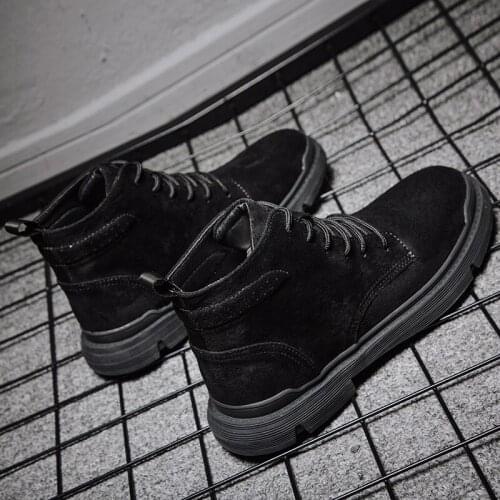 Fashion sale spring for 2020 leisure casuales mens leather casual sports hombre high mens sport hot male de on sneaker black