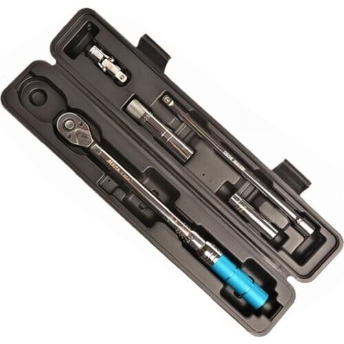 MXITA 5PCS 3/8 5-60NM Industrial Grade netic Plug Set Adjustable Torque Wrench Bicycle Repair Tool