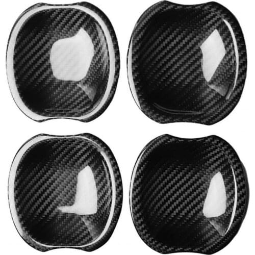 4Pcs Door Bowl Sticker Rainproof Anti-scratch Carbon Fiber Self-adhesive Car Outer Door Trim for Mercedes-Benz G500