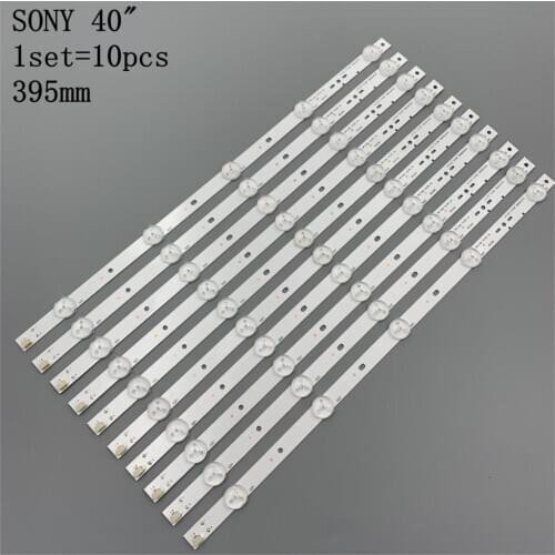 New Kit 10pcs 5LED 395mm LED backlight strip for KDL40R450A KDL-40R473A SVG400A81_REV3_121114