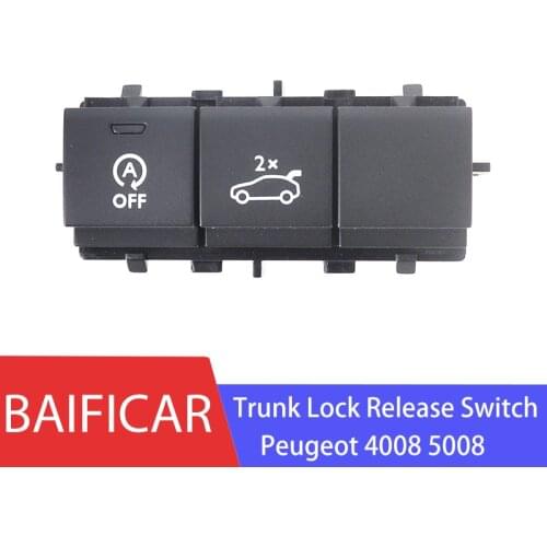 Baificar Brand New Genuine Trunk Lock Release Switch Tailgate Switch For Peugeot 4008 5008 2017-2018