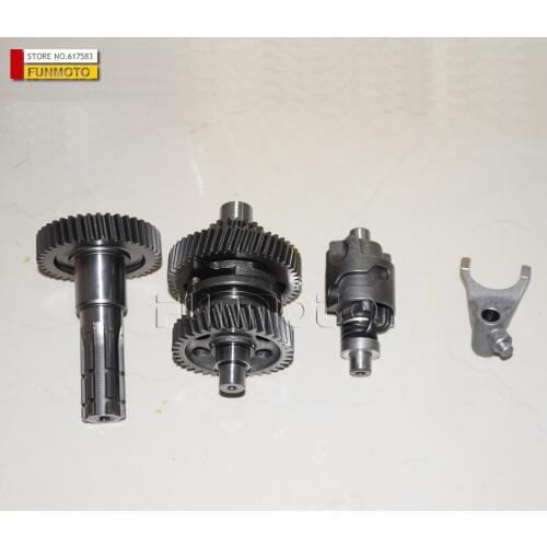 Shift gear/output gear/fork/shift drum fit for YONGHE 150 GOKART/E-TON 150 ATV/HAMMER 150BUGGY