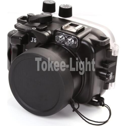 Underwater Waterproof Housing Camera Case Bag for Nikon J5 10-30mm lens Camera