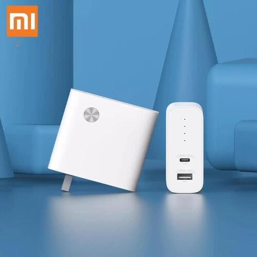 Original Xiaomi 50W 2in1 Power Bank Charger USB-C 45W Fast Charge 6700mAh Large Battery Portable Charger for Smart Home