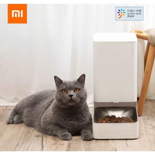 Xiaomi Xiaowan Mijia APP Remote Control 1.8kg Capacity Automatic Pets Cats Dogs Feeder Food Shortage Reminder Moistureproof