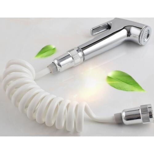 Handheld Shower Head Douche Toilet Bidet Spray Wash Jet Shattaf with Spring Hose dorp shipping