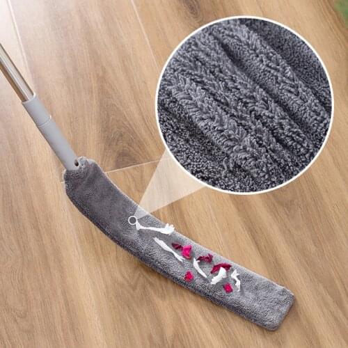 Detachable Gap Bedsied Clean Brush Long Handle Dust Removal Brush Mop Sweep Microfibre Duster Household Cleaning Tools