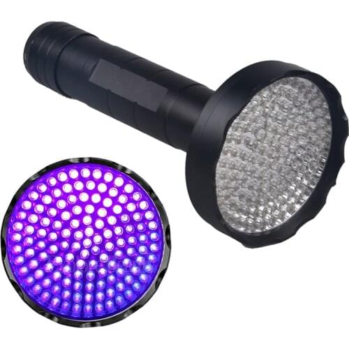 Topcom Super Bright UV Light 395nm 128 LED UV Flashlight Powerful 38W Ultraviolet Lantern For Urine Pet Detect Catch Scorpion