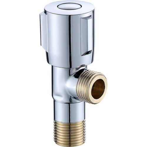 Water Valve For Hot Cold Water Faucet Angle Valve Bathroom Toilet Flush Valve Kitchen Faucet Water Inlet Control Valve