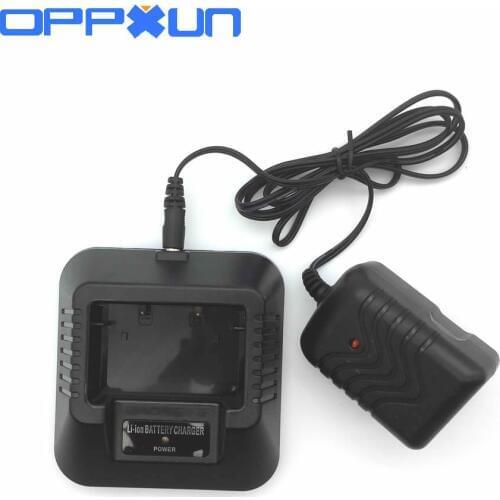 OPPXUN EU or US UV5R Charger For Portable Two Way Radio Walkie Talkie Baofeng Uv-5r Uv5re 5RB Uv5ra Desktop Charger Accessories