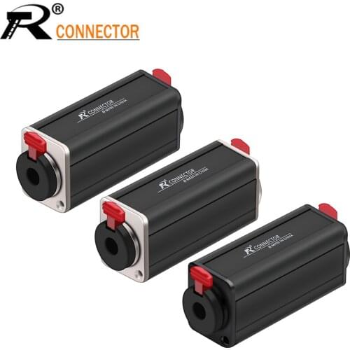 1PC 3PIN XLR/Jack 6.35mm Dual Function Panel Mount Adapter Speakon Extended Straight Adapter