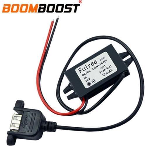 15W 3A DC 12V To 5V Converter Module USB Output Power Adapter single USB Output Power Adapter