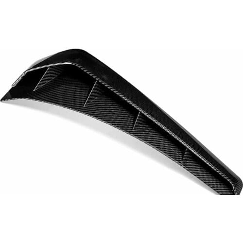 Cabon fiber/gloss /matte Car Side ABS 3D Sticker 2 pcs For Honda For Civic 10th 2016-2019 For Fender Vent Air Wing Cover Trim