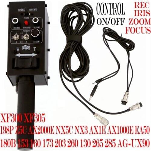 DV Camcorder Pro Controller with iris Focus Zoom Remote Control Lanc for dv from SONY or PANASONIC for camera Jib crane Arm