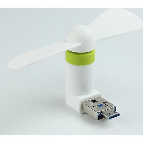Pocket Fans USB Gadget OTG Mini Micro USB Large Wind Cooling Fan For OTG Android Mobile Phones Desktop Laptop Wholesale 500pcs