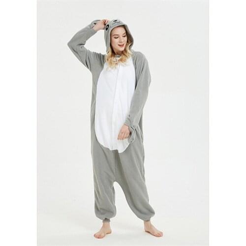 Anime Sea Lion Animal Onesies Overalls Women Men Sleepwear Set Unisex Adults Female Pajamas Cute Anime Cosplay Costumes Jumpsuit