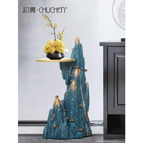 Creative Living Room Floor Decoration Rockery Large Entrance Porch Rack Modern New Chinese Home Soft Decoration