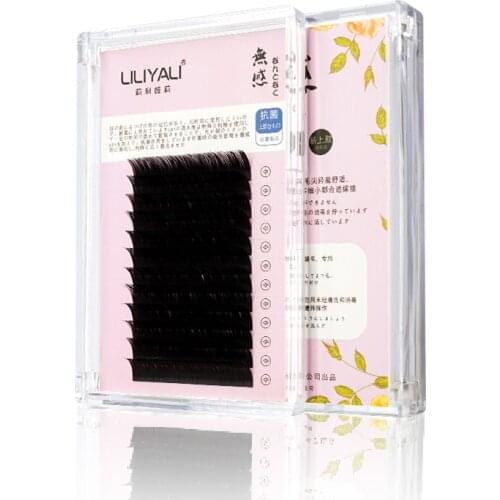 LIYALI Eyelash Extension 0.15mm Easy Fanning Volume Clover Cilia Flase Lashes Faux Mink B C D Curl Cilios Eyelashes Extensions