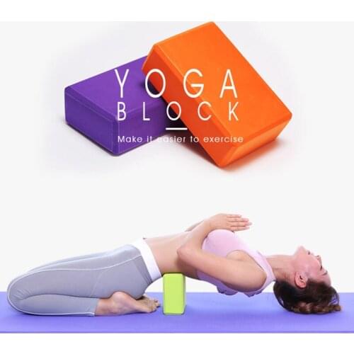 EVA gym block foam brick training exercise fitness kit tool yoga pillow pillow pad stretching exercise body sculpting yoga block