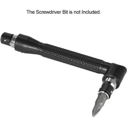 2 in1 multitol Double-head Screwdriver Set+ Socket Wrench L-shaped Angle Head 1/4 Inch Screw Driver Bit Set Holder Repair Tools