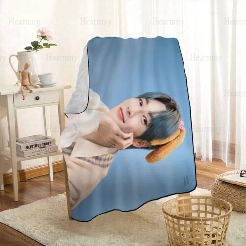 New KPOP I.N Blankets Printing Soft Stray Kids Blanket Throw On Home/Sofa/Bedding Portable Adult Travel Cover Blanket