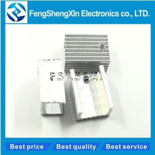 10pcs/lot TO-220 Heat sinks 20*15*10mm Triode radiator Hole height: about 18MM Heat sink