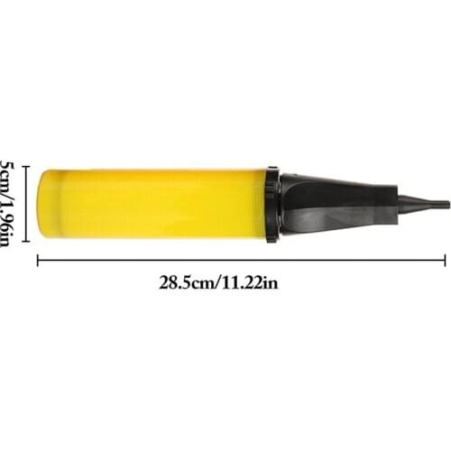 Random Color Handheld Balloon Blower Portable Push & Pull Hand Air Pump Balloon Air Inflator Foil Balloon Party Decoration Tools