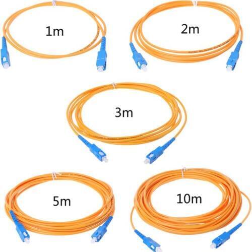 SC/UPC-SC/UPC-SM 3mm Fiber Optic Jumper Cable Single Mode Extension Patch Cord 95AA