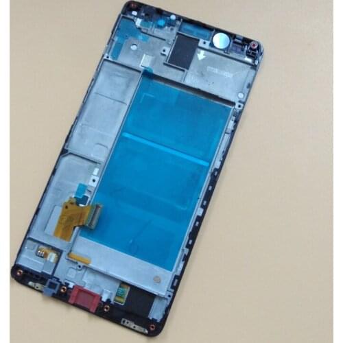 For Huawei Honor 7 Touch Screen Digitizer Sensor Panel Glass + LCD Display Monitor Screen Panel Module Assembly With Frame