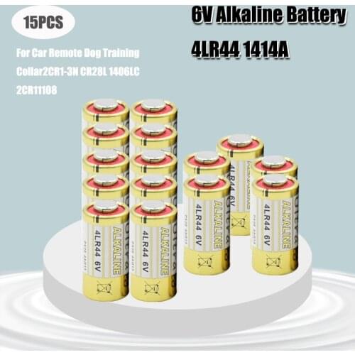 20PCS 6V 4LR44 A544V 4034PX PX28A L1325 4AG13 544 4A76 Alkaline Dry Battery for Dog Training Shock Collars Beauty Pen