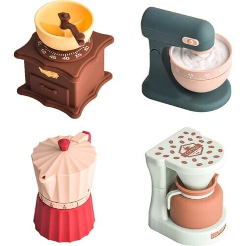 Creative Nordic Style Timer Mechanical Alarm Clock Without Battery 60 Minutes Cooking Reminders Timer WF1021