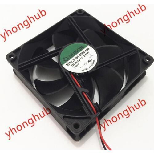 SUNON EE92251S1-0000-A99 DC 12V 2.0W 90x90x25mm Server Cooling Fan