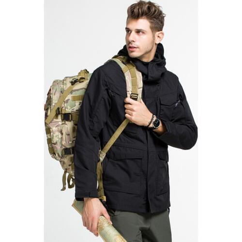 Outdoor M65 UK US Army Clothes Men Windbreaker Coat Male Winter Autumn Waterproof Flight Pilot Coat Hoodie Military Field Jacket