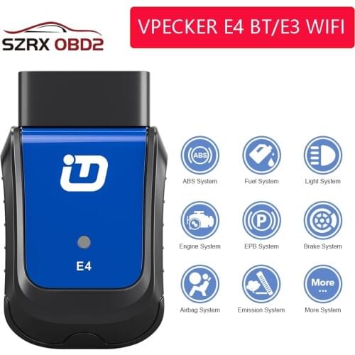 XTUNER VPECKER E4 Full System Easydiag BT OBD2 Scanner For Audroid Injector Coding Key programming ABS EPB TPMS DPF Oil Reset