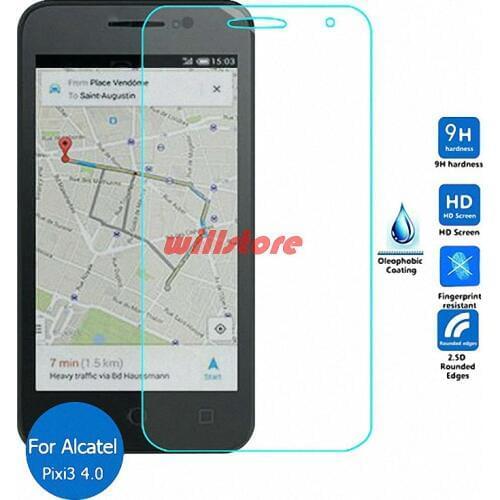 Tempered Glass Screen Protector Guard Film for Alcatel One Touch Pixi 3 4 OT 4003A 4013D 4013E 4013J 4014X 4050 4050A 4050D