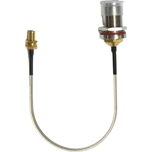 1PC SMA female nut to N type female bulkhead pigtail cable RG405.086" 20cm 8"