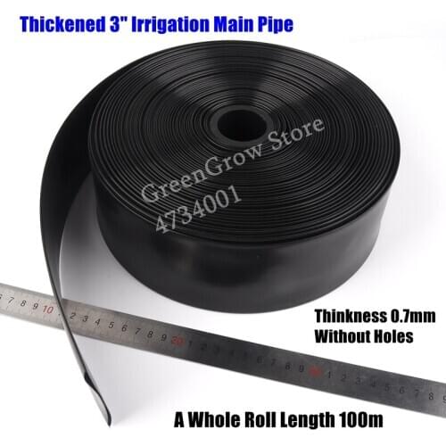 10m 3" Φ75mm Thickened Agriculture Irrigation Main Pipe Garden Farm Watering Tape Lawn Saving Irrigation System Spray Water Hose